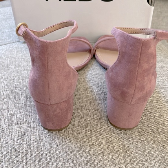 ALDO PINK SUEDE HEELS - Picture 4 of 5